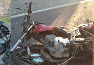 PORTO DA FOLHA/SE, Motociclista morre ao colidir seu veículo com carro