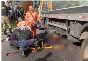 ARACAJU/SE, Acidente grave deixa motociclista morto e mulher gravemente ferida