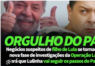 'Justiça' brasileira derruba 6 processos contra filho de Lula e suspende cobranças da Receita Federal