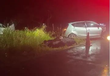 LAGARTO/SE, Motorista morre ao colidir seu veículo contra uma vaca