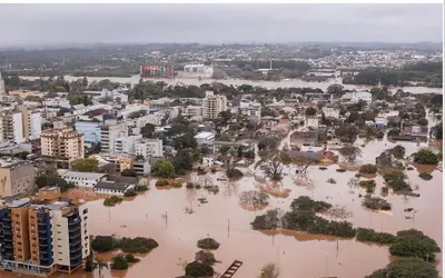 DESTRUIÇÃO NO RS, Porto Alegre e dezenas de outras cidades segue inundada